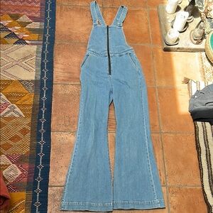 ROLLA'S Blue Flared Denim Overalls